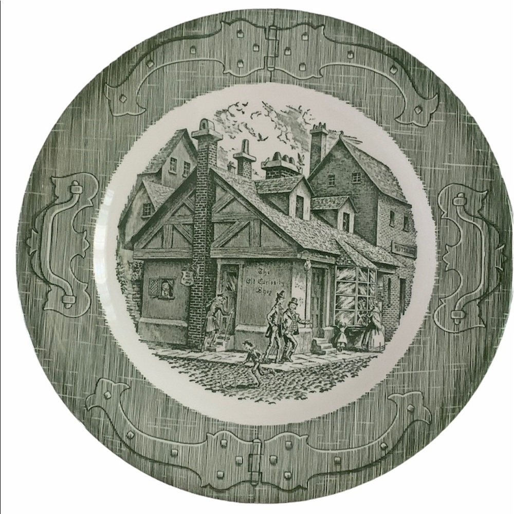 1950’s The Old Curiosity Shop 10” Dinner Plate